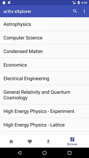 arXiv eXplorer  Mobile App for arXivorg